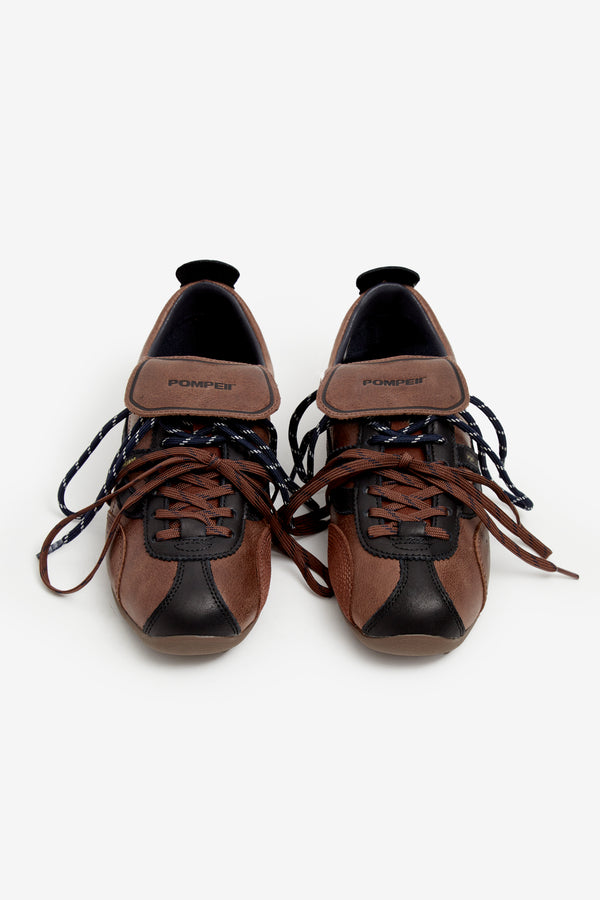 GEMINI LEATHER BROWN NAVY WO