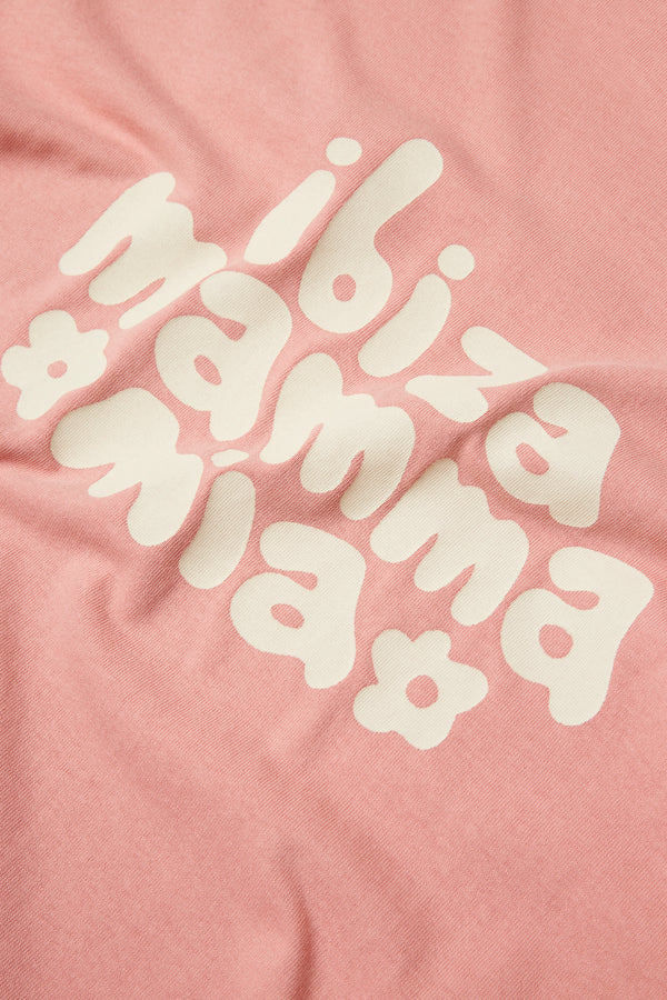 IBIZA MAMMA MIA TEE PINK - Pompeii