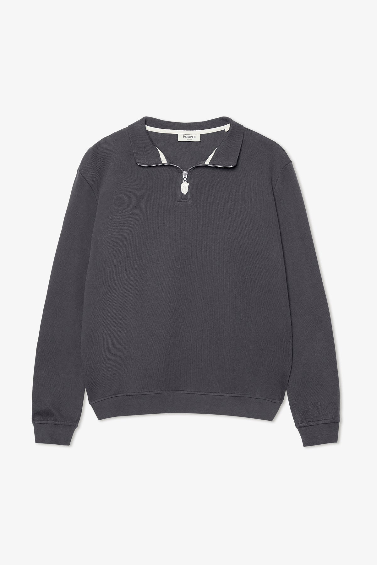 CHARCOAL GREY ZIPPER