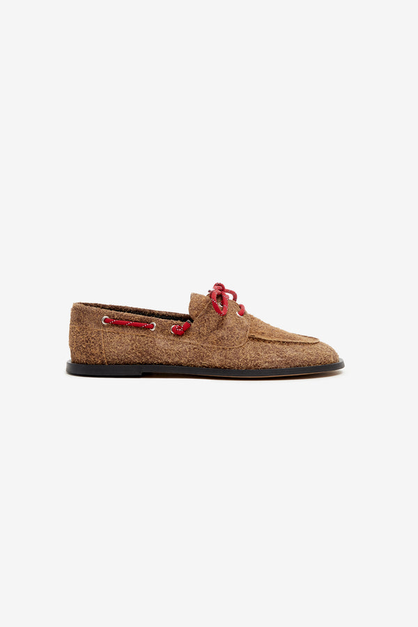 ARIETE SUEDE HAIRY CARAMEL
