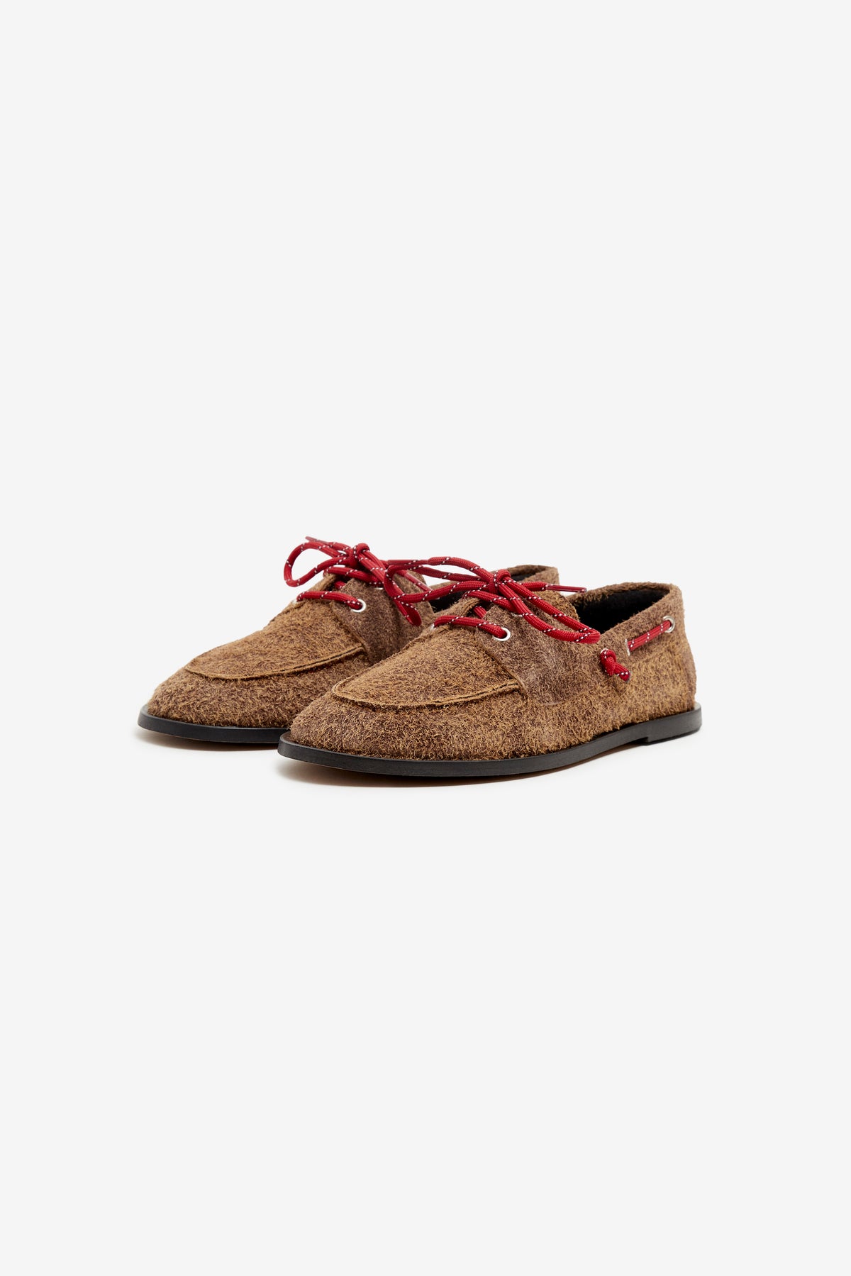 ARIETE SUEDE HAIRY CARAMEL