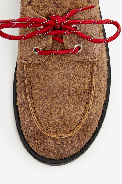 ARIETE SUEDE HAIRY CARAMEL