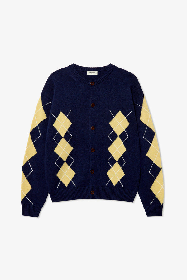 ARGYLE CARDIGAN