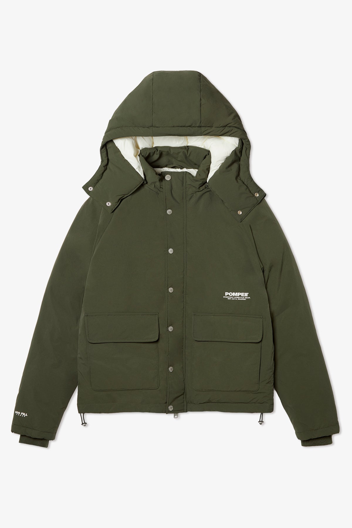 KHAKI PUFFER JACKET