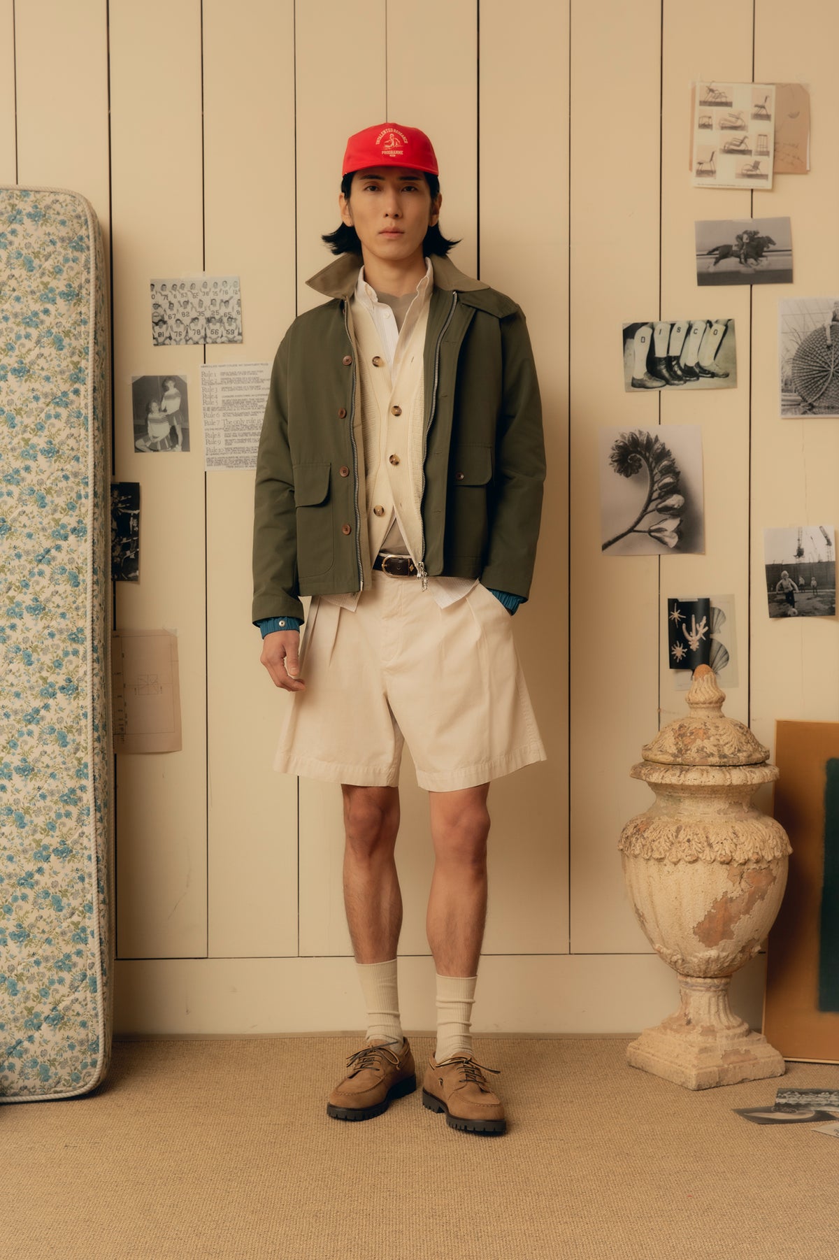 KHAKI SHORT FIELD JACKET