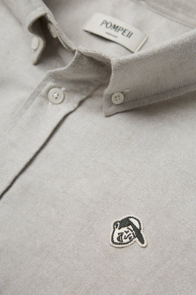 KHAKI EMILIO OXFORD SHIRT