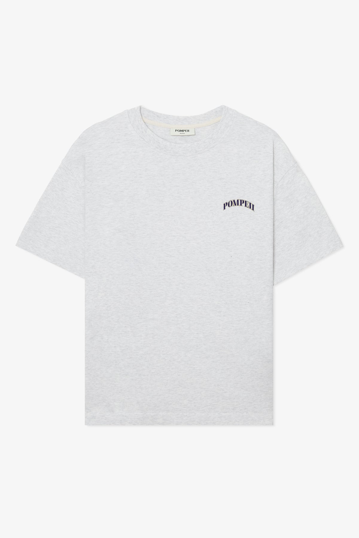 LIGHT GREY MELANGE MADRID BOXY TEE