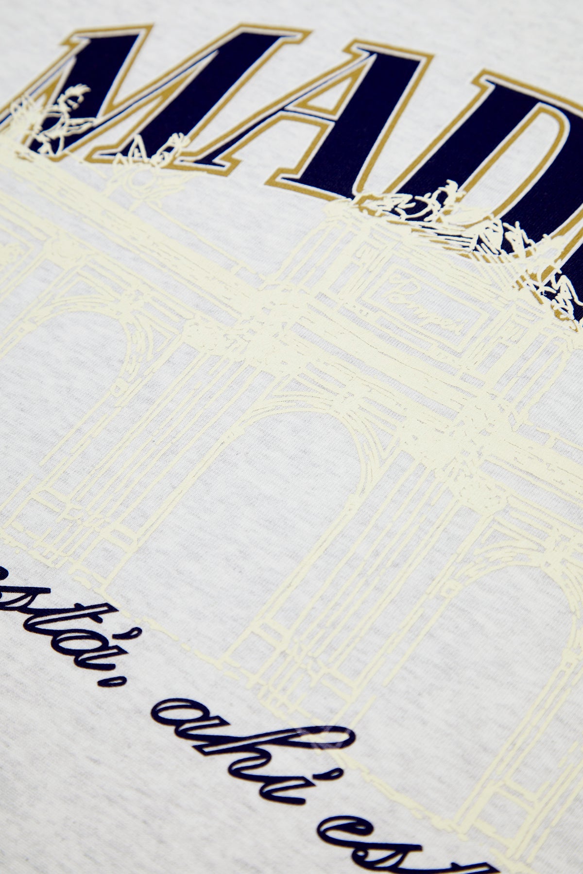 LIGHT GREY MELANGE MADRID BOXY TEE