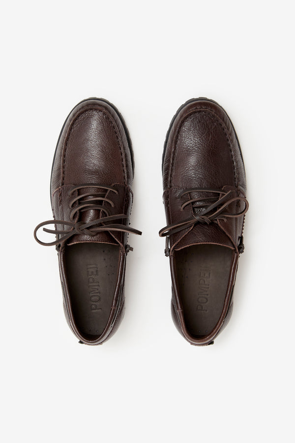 LOCK LEATHER GRAINY COFFEE