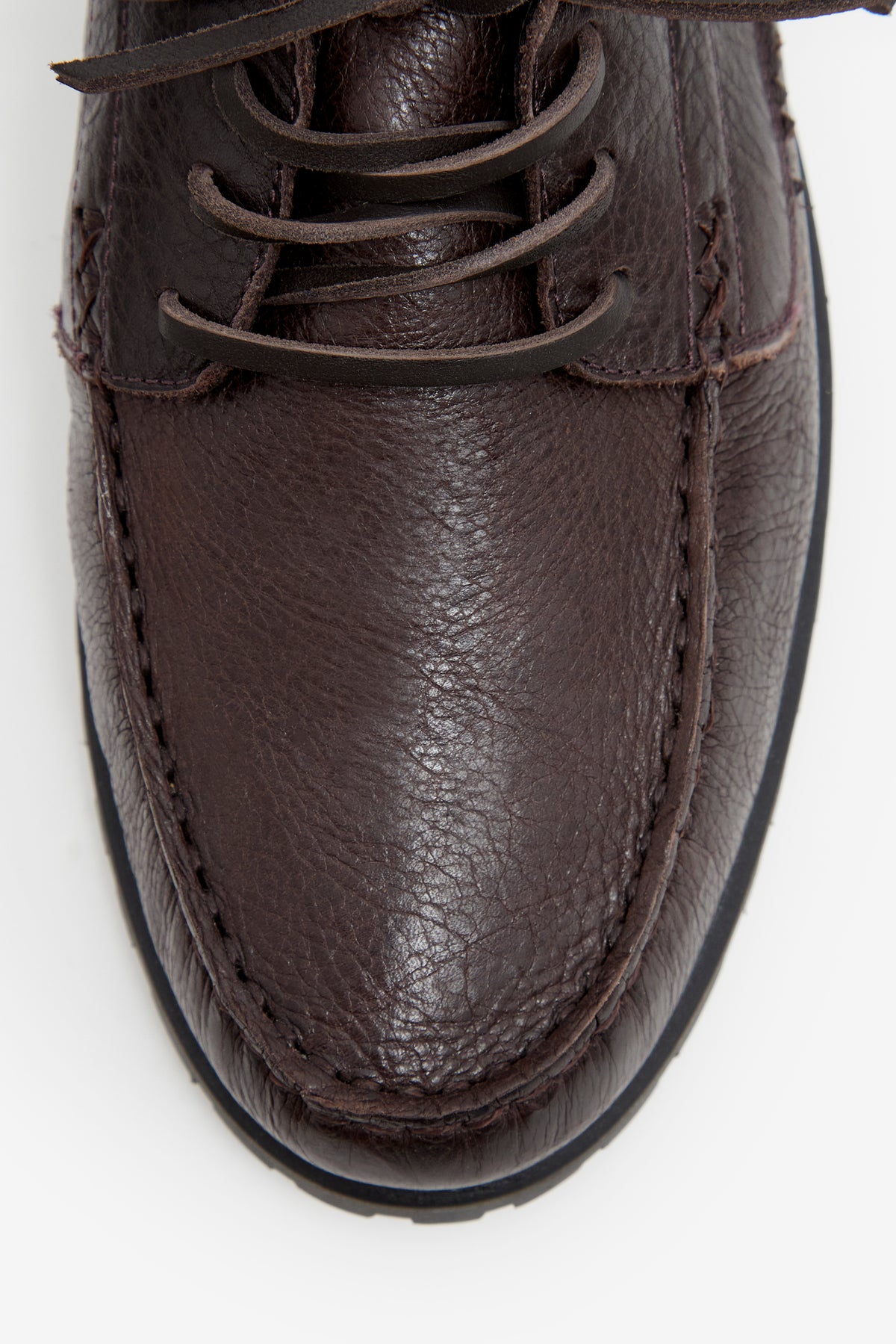 LOCK LEATHER GRAINY COFFEE