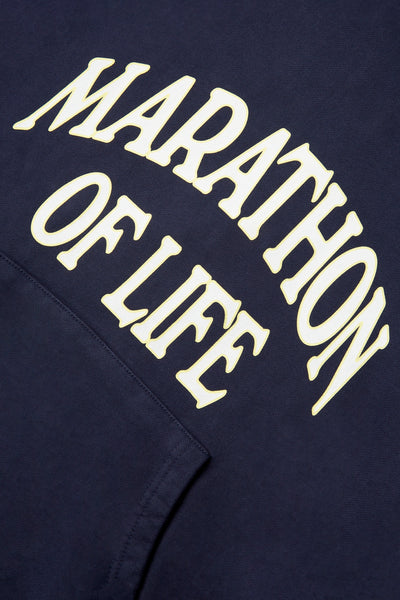 MARATHON REGULAR NAVY HOODIE