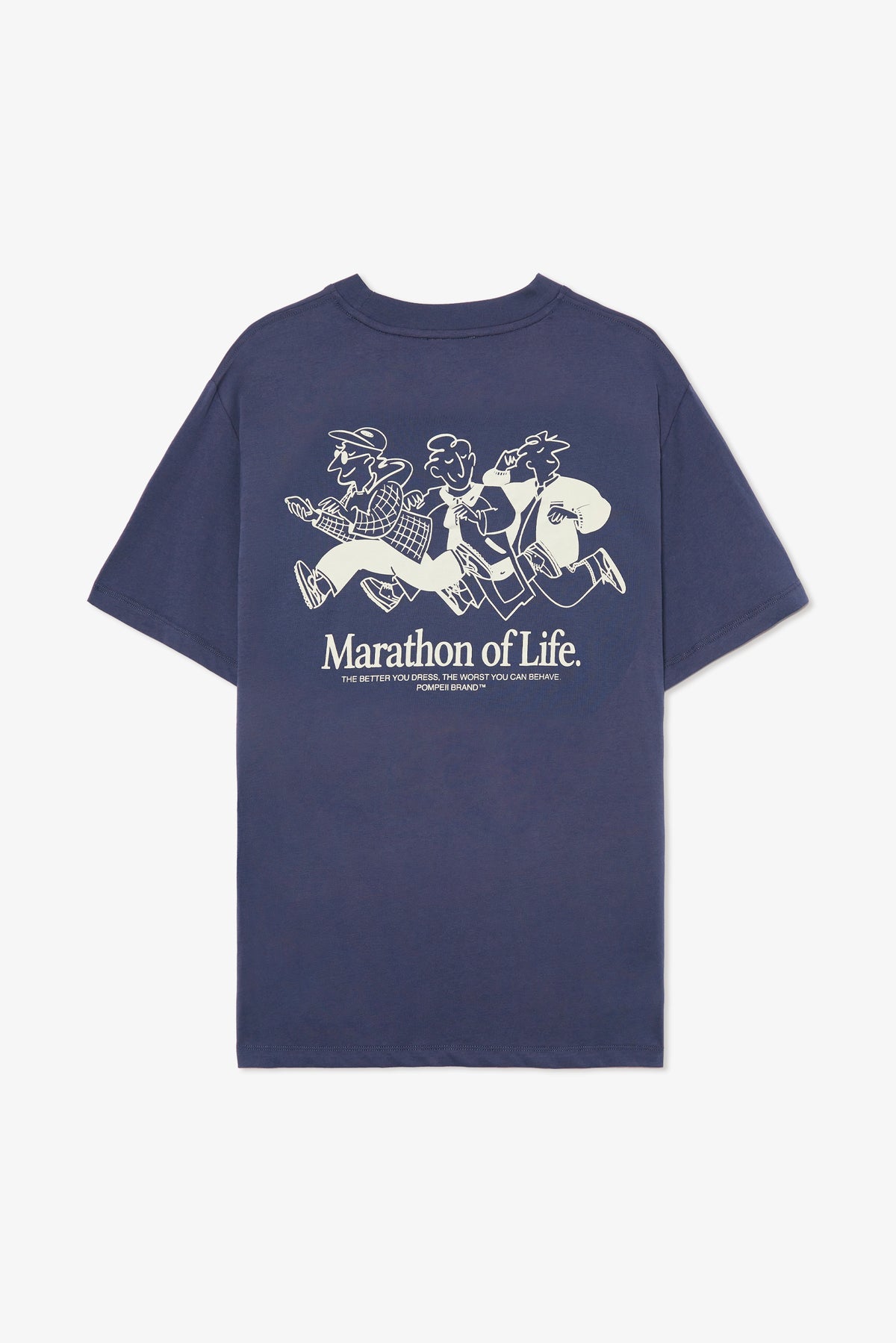 MARATHON OF LIFE MIDNIGHT BLUE TEE