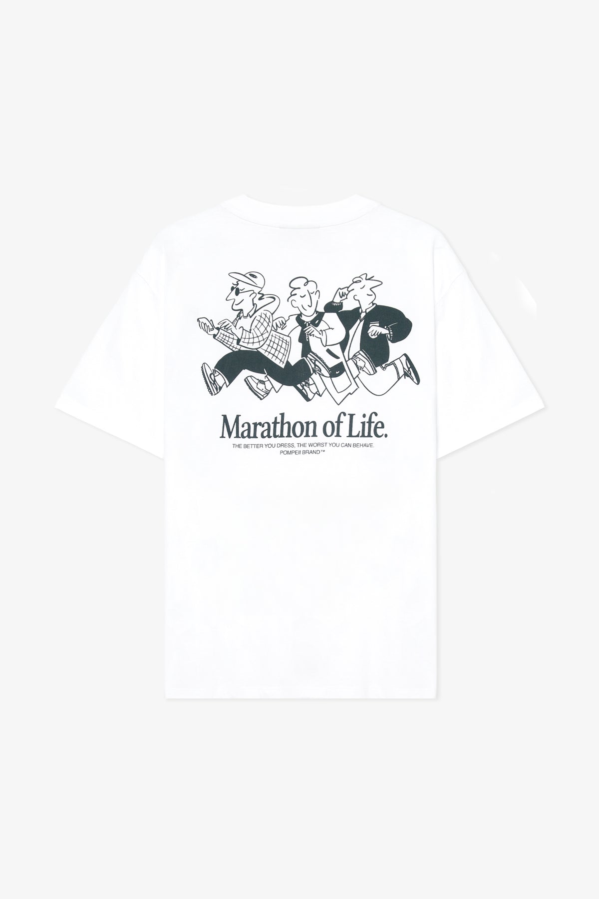 MARATHON OF LIFE WHITE TEE