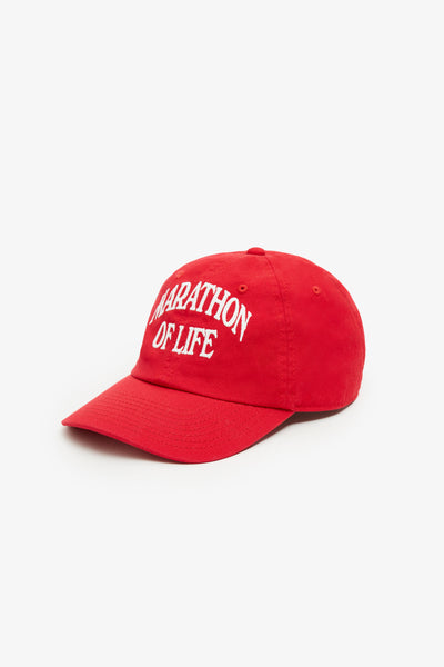 MARATHON RED TWILL CAP