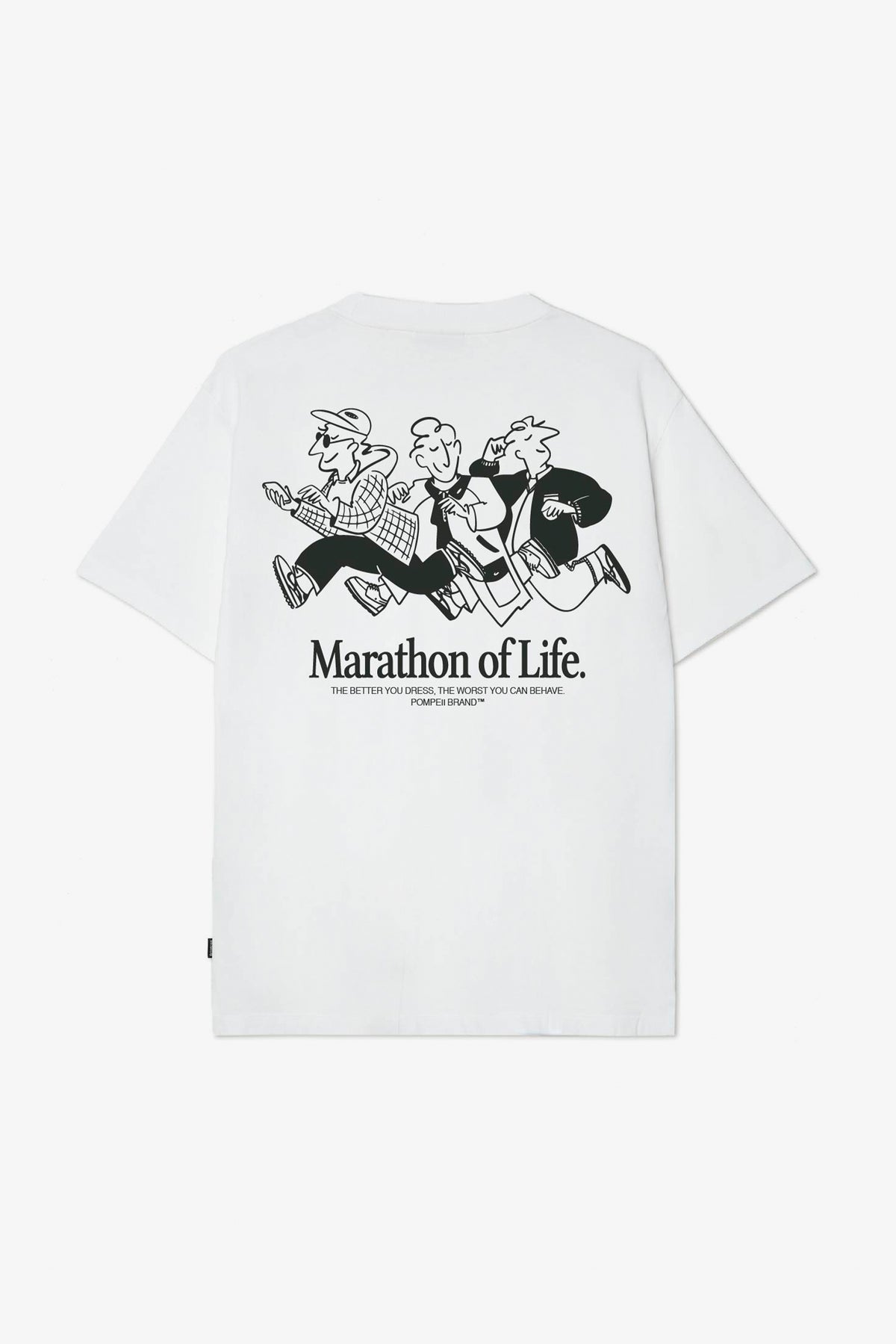 MARATHON OF LIFE WHITE TEE