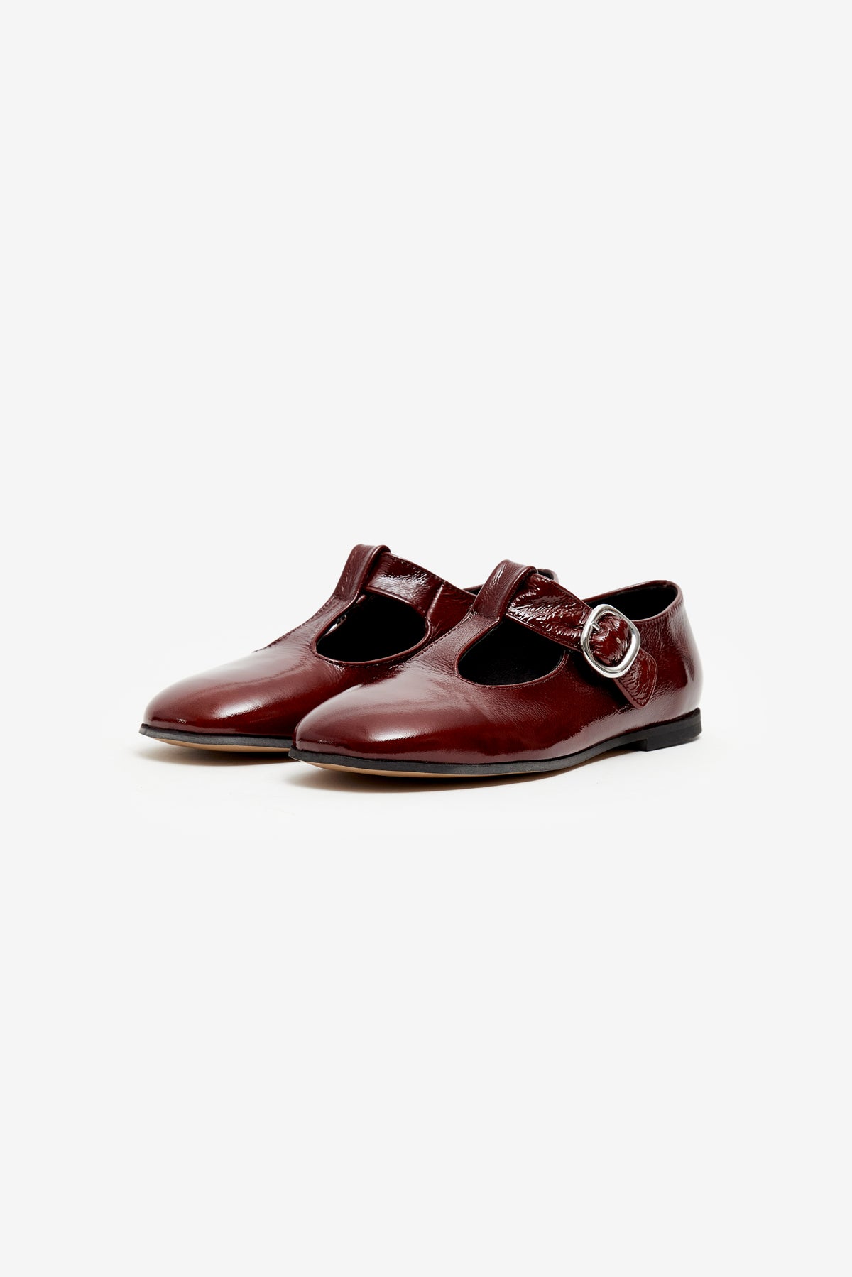 NARA PATENT LEATHER MAROON