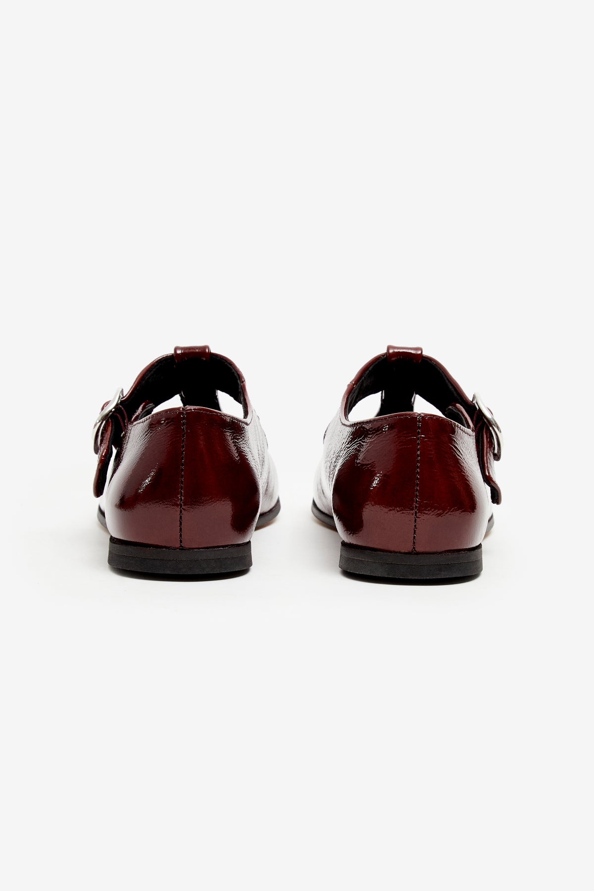 NARA PATENT LEATHER MAROON