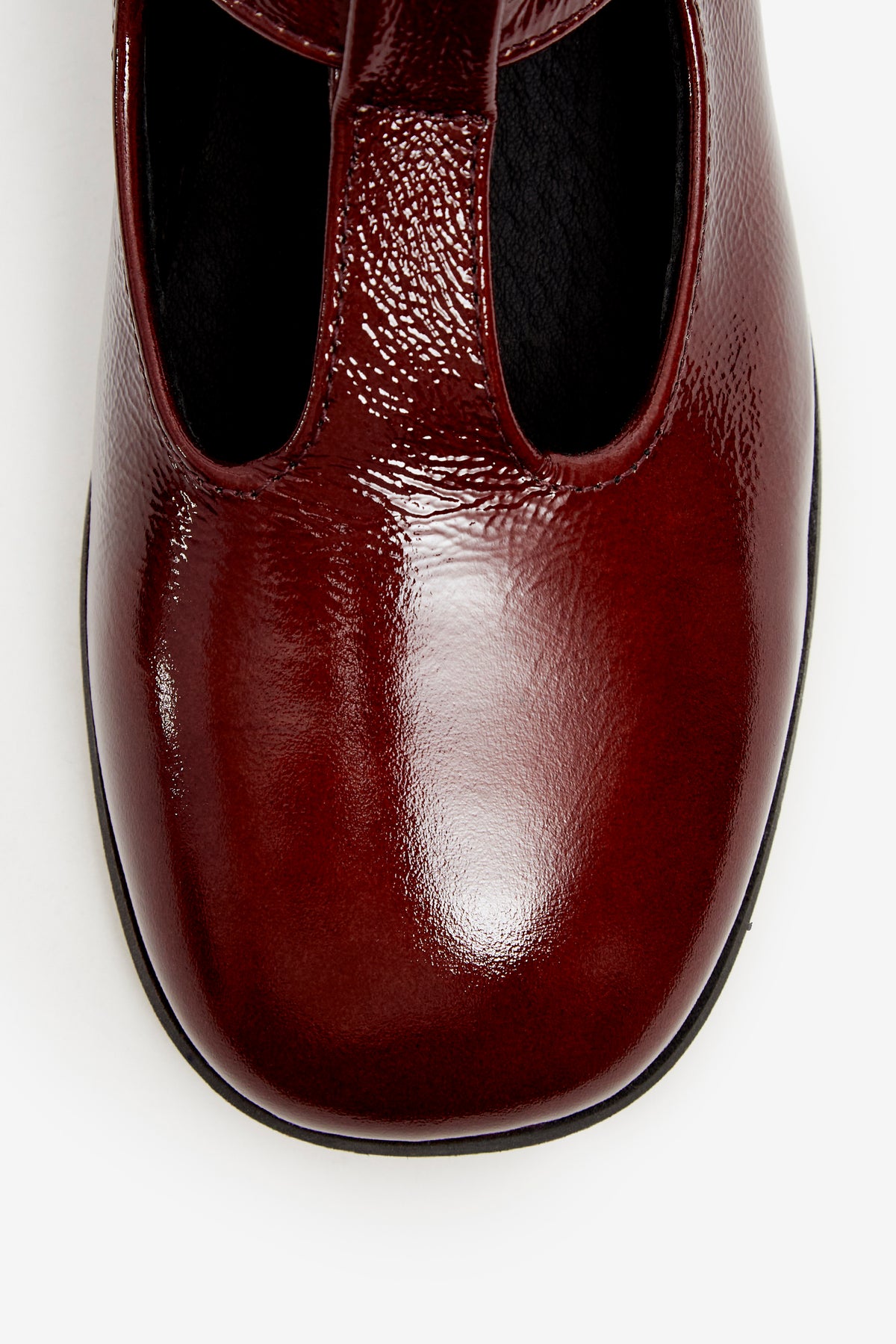 NARA PATENT LEATHER MAROON