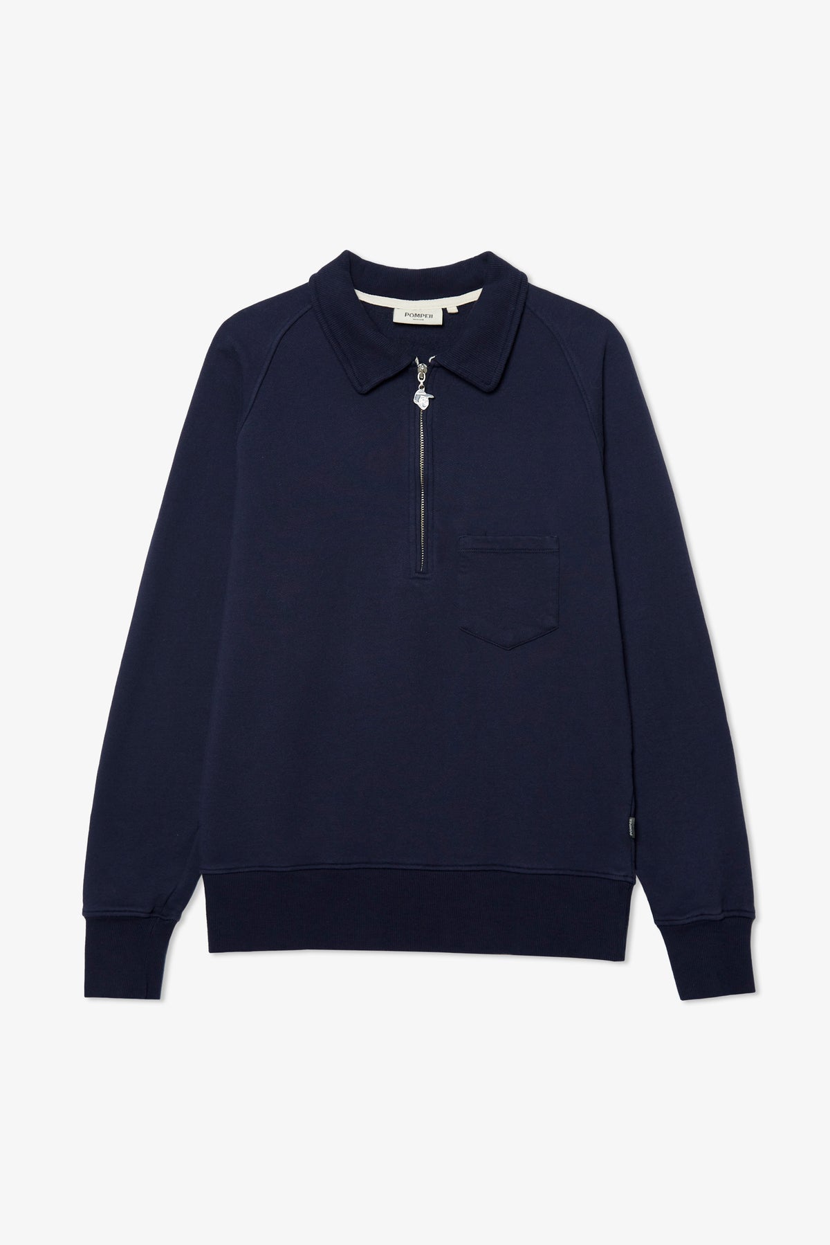 NAVY POCKET ZIPPER