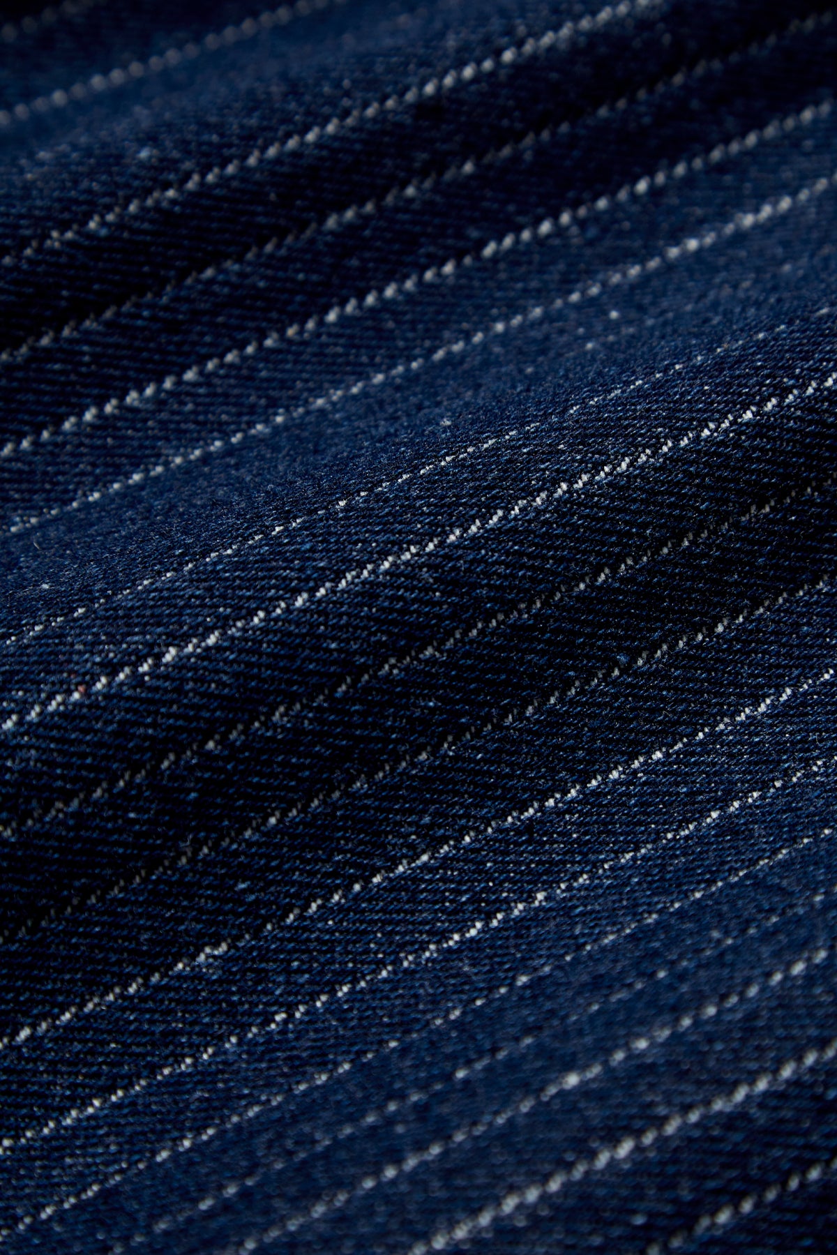 NAVY STRIPED 5 - POCKET DENIM