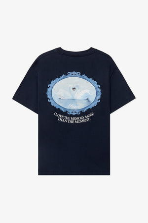NAVY SWANS TEE