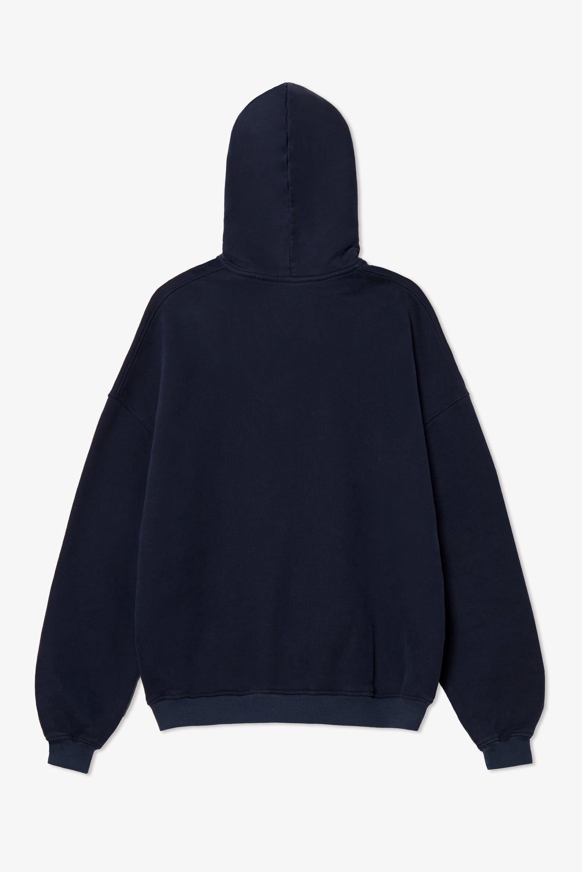 NAVY ZIPPED HOODIE
