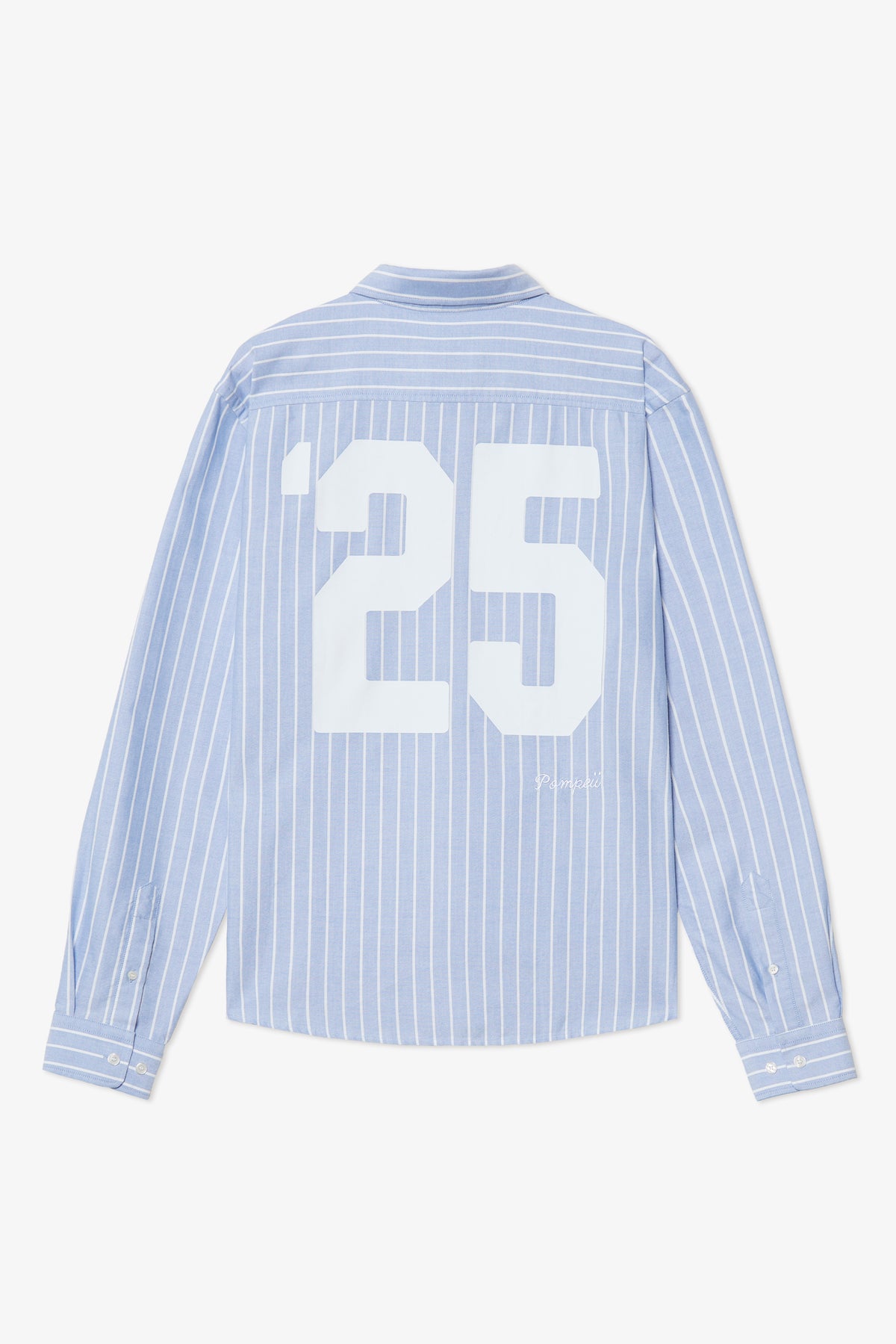 MATCH BLUE STRIPE REGULAR SHIRT