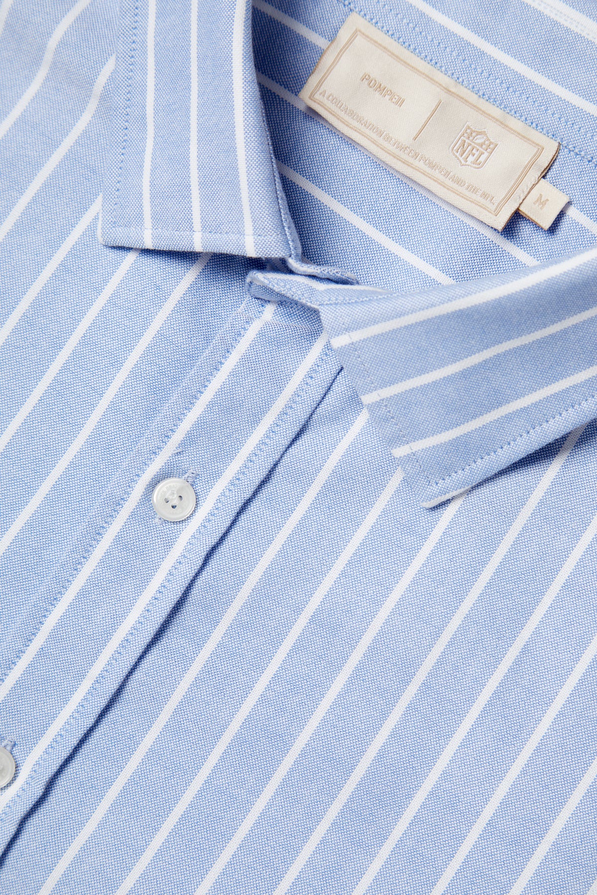 MATCH BLUE STRIPE REGULAR SHIRT