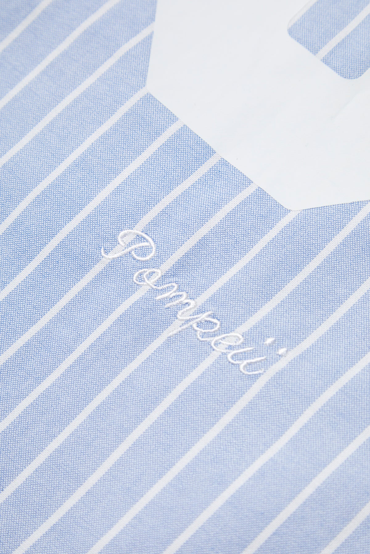 MATCH BLUE STRIPE REGULAR SHIRT