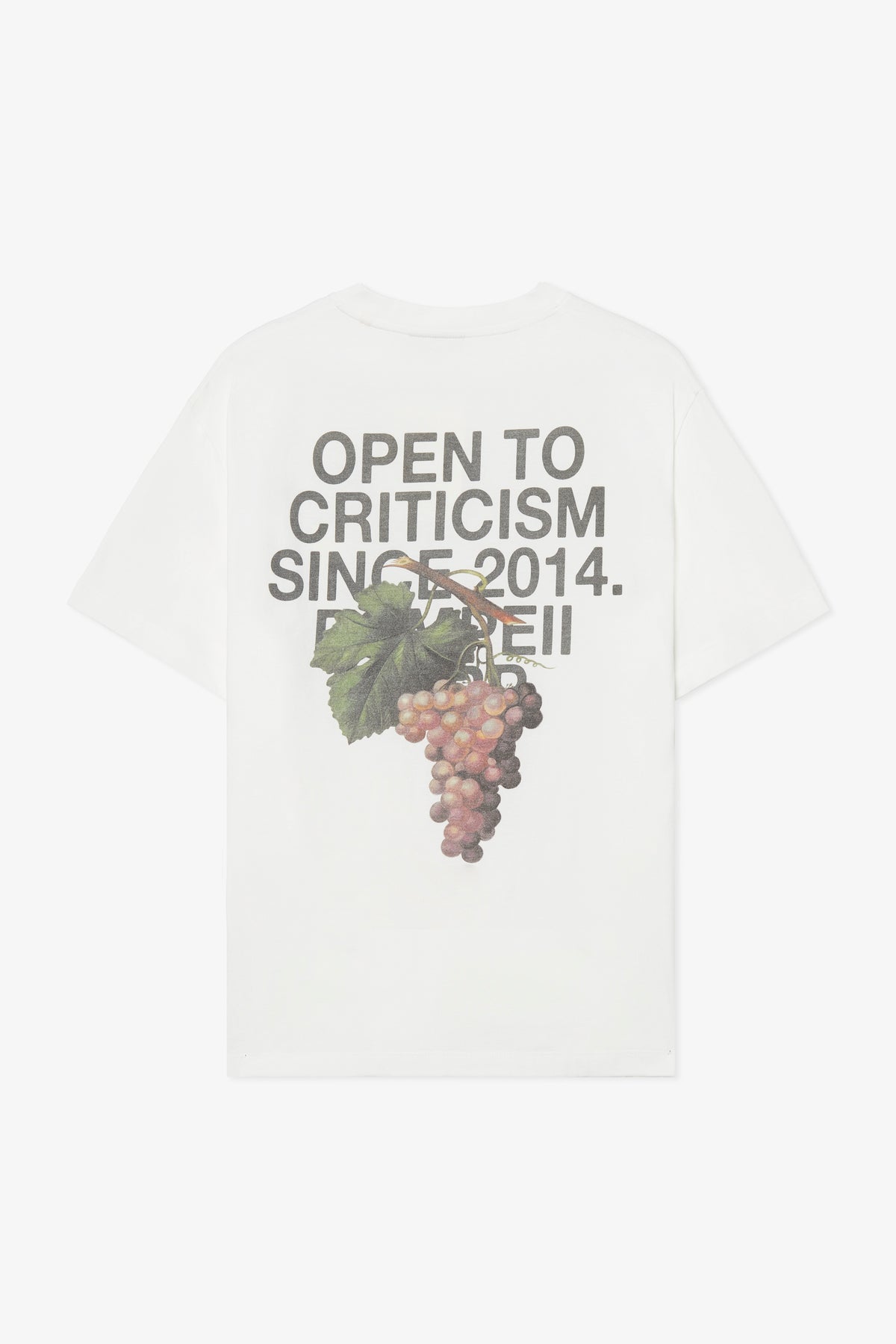 OPEN TO CRITICISM OFF WHITE TEE