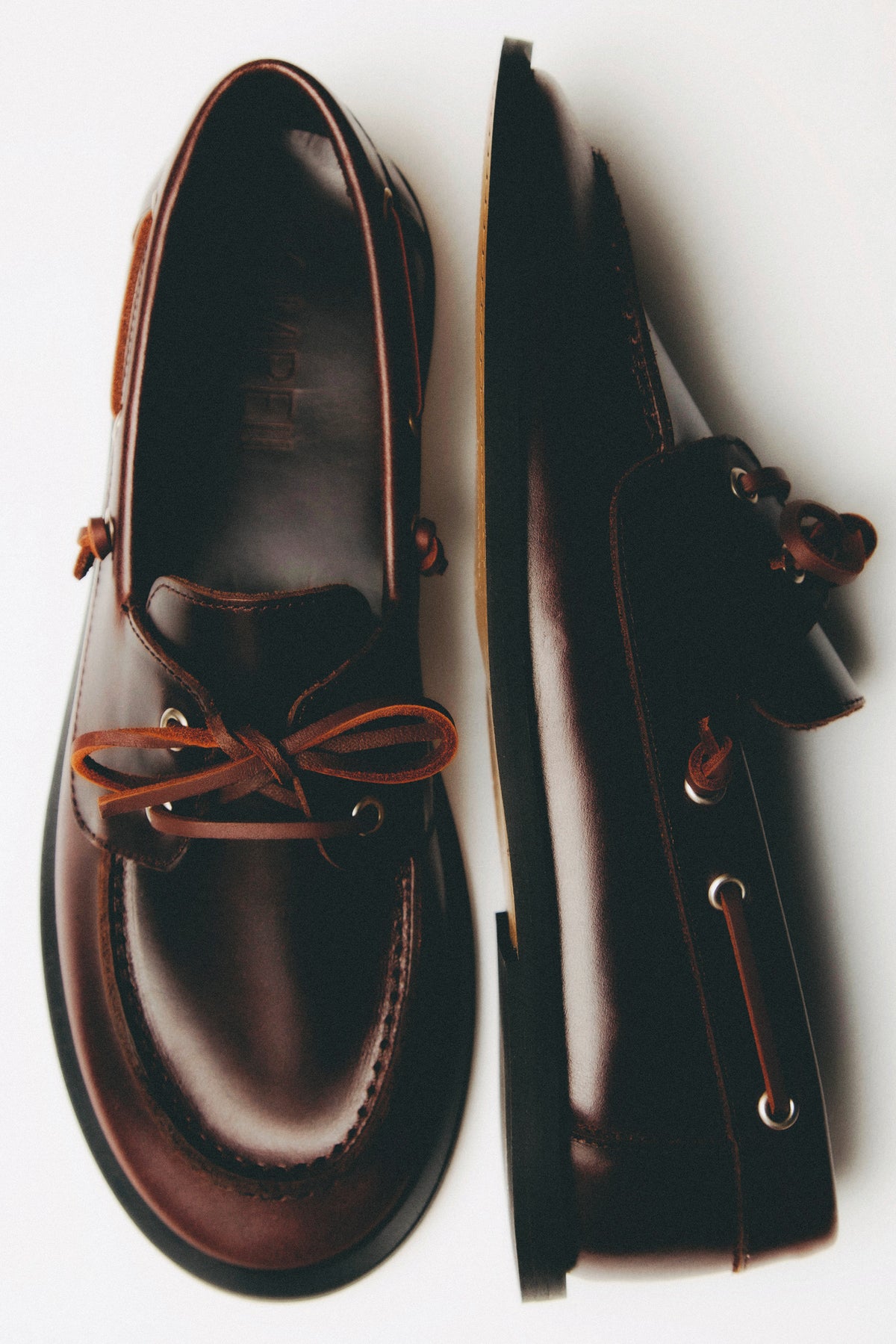 ARIETE LEATHER DARK BROWN