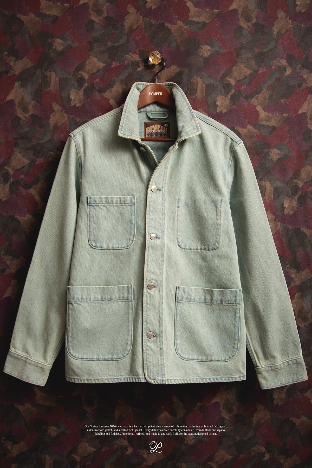 VINTAGE INDIGO DENIM CHORE JACKET