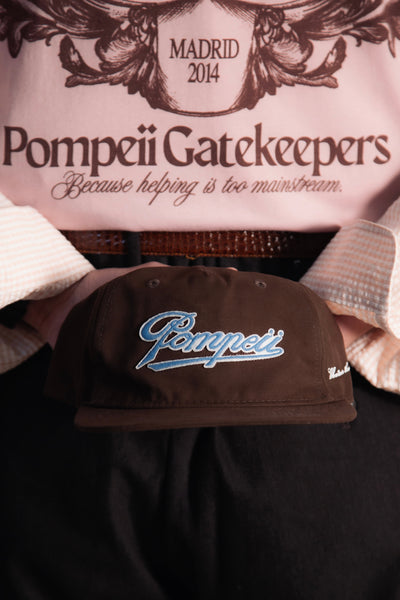 POMPEII CANVAS CHOCOLATE CAP