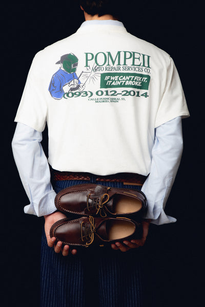 AUTO REPAIR OFF WHITE REGULAR TEE