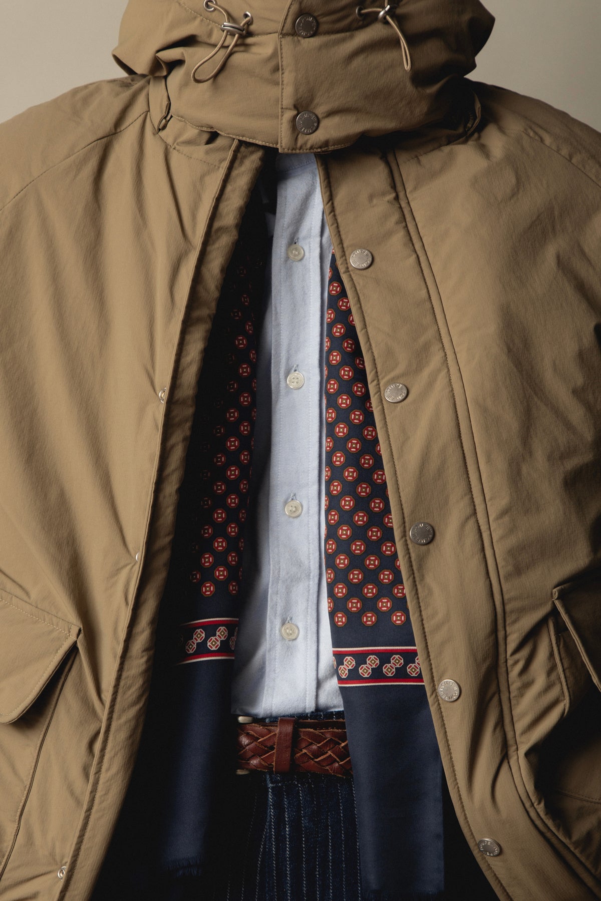 BEIGE PUFFER JACKET