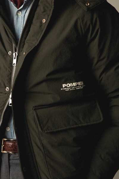 KHAKI PUFFER JACKET