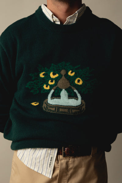 FOUNTAIN PINE KNIT SWEATER