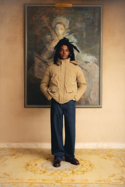 BEIGE PUFFER JACKET