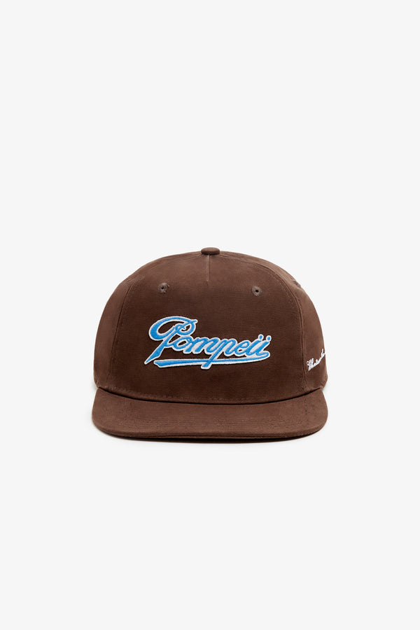 POMPEII CANVAS CHOCOLATE CAP