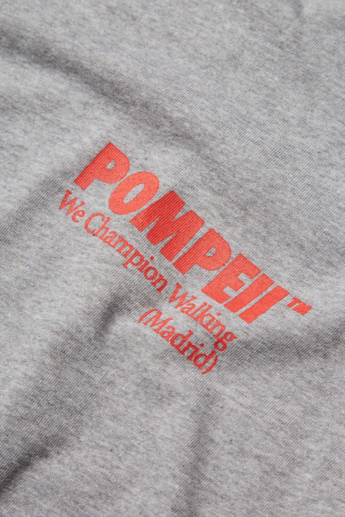 POMPEII CLASSIC GREY BOXY TEE