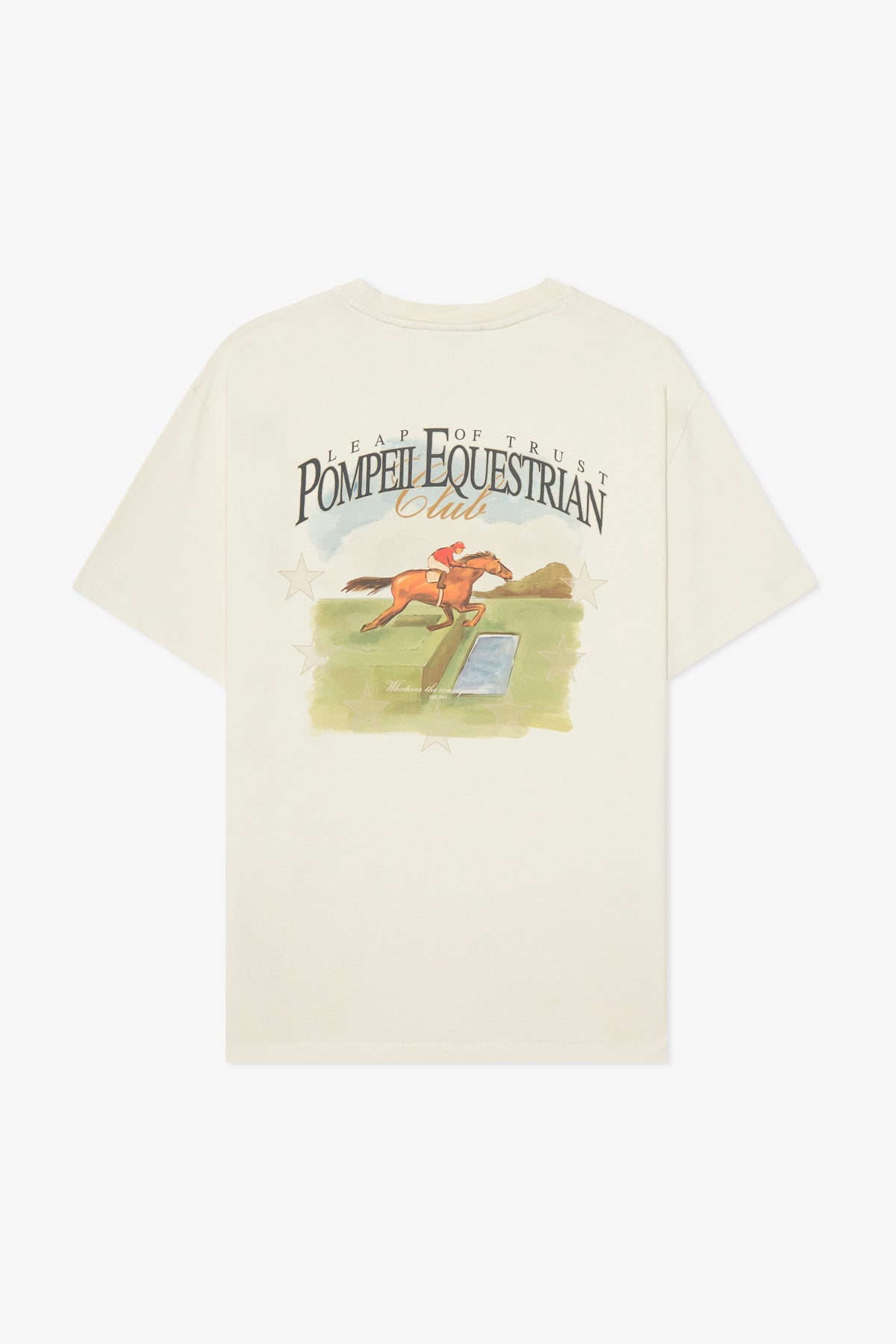 POMPEII EQUESTRIAN CREAM TEE