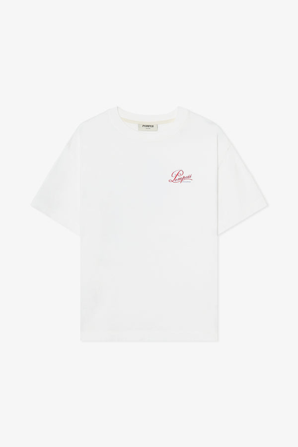 POMPEII MADRID WHITE TEE