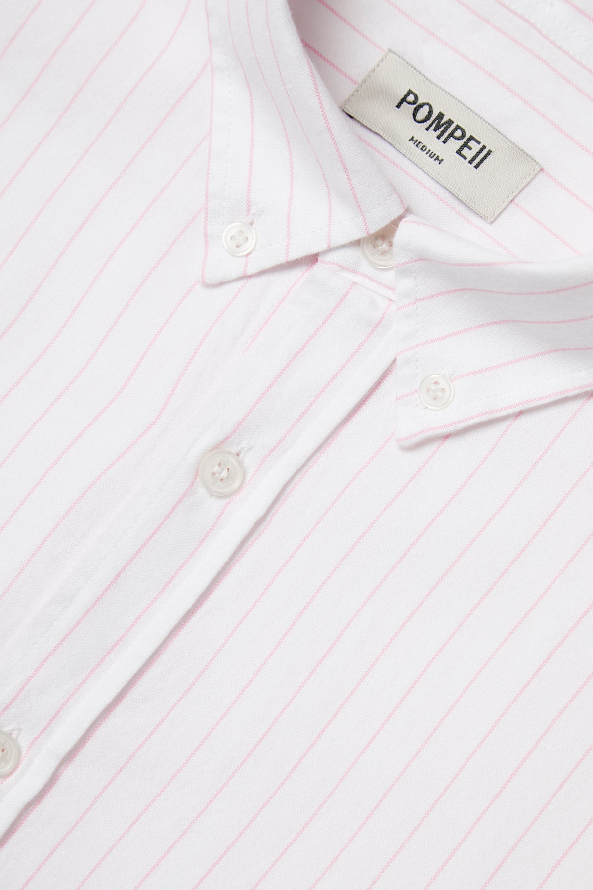 POMPEII PINK THIN STRIPE OXFORD SHIRT