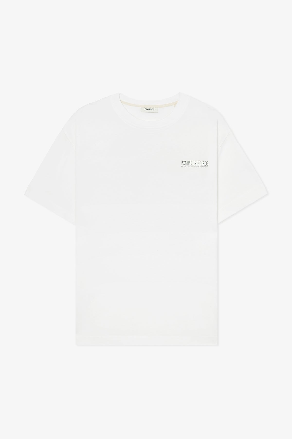 POMPEII RECORDS WHITE TEE