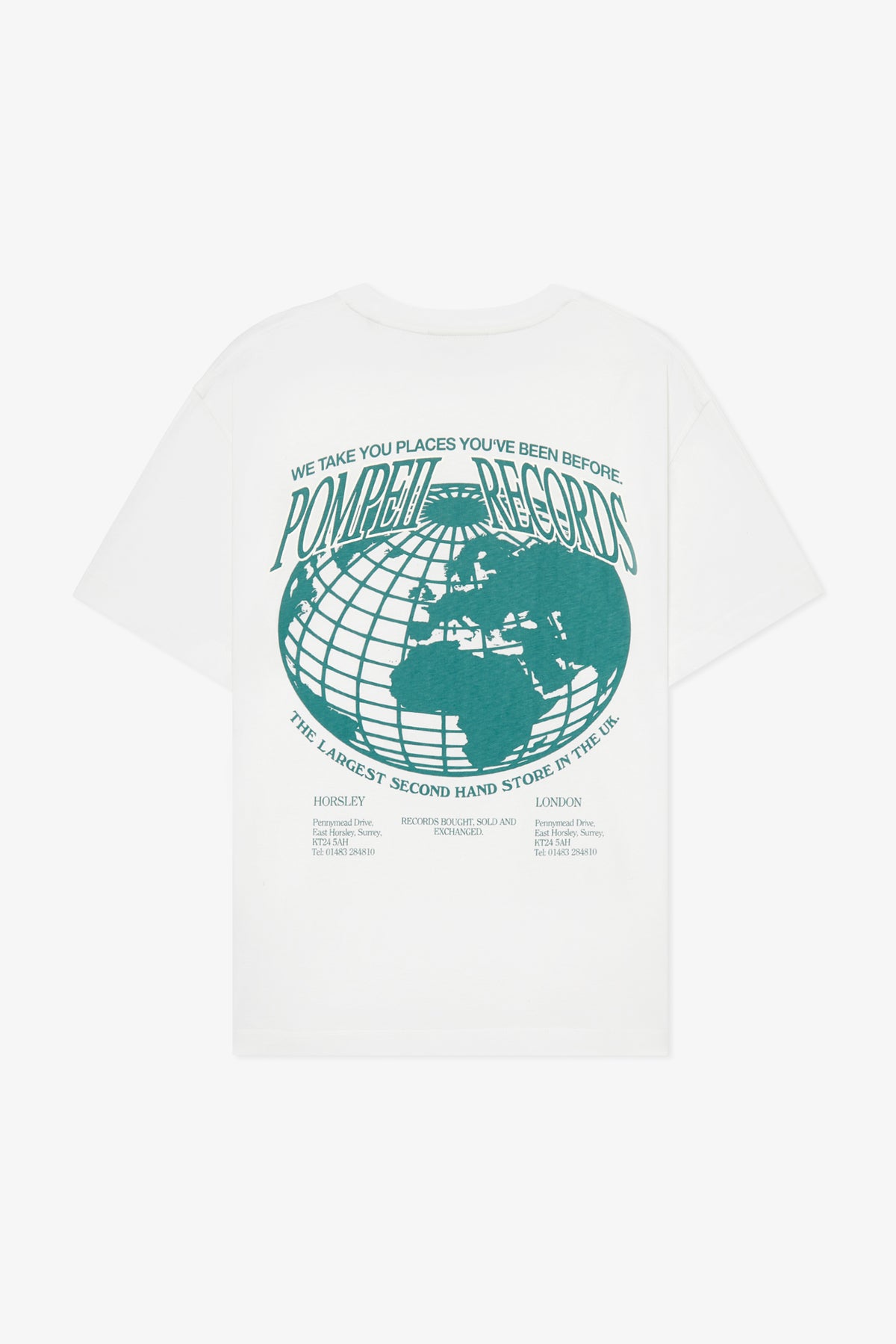 POMPEII RECORDS WHITE TEE