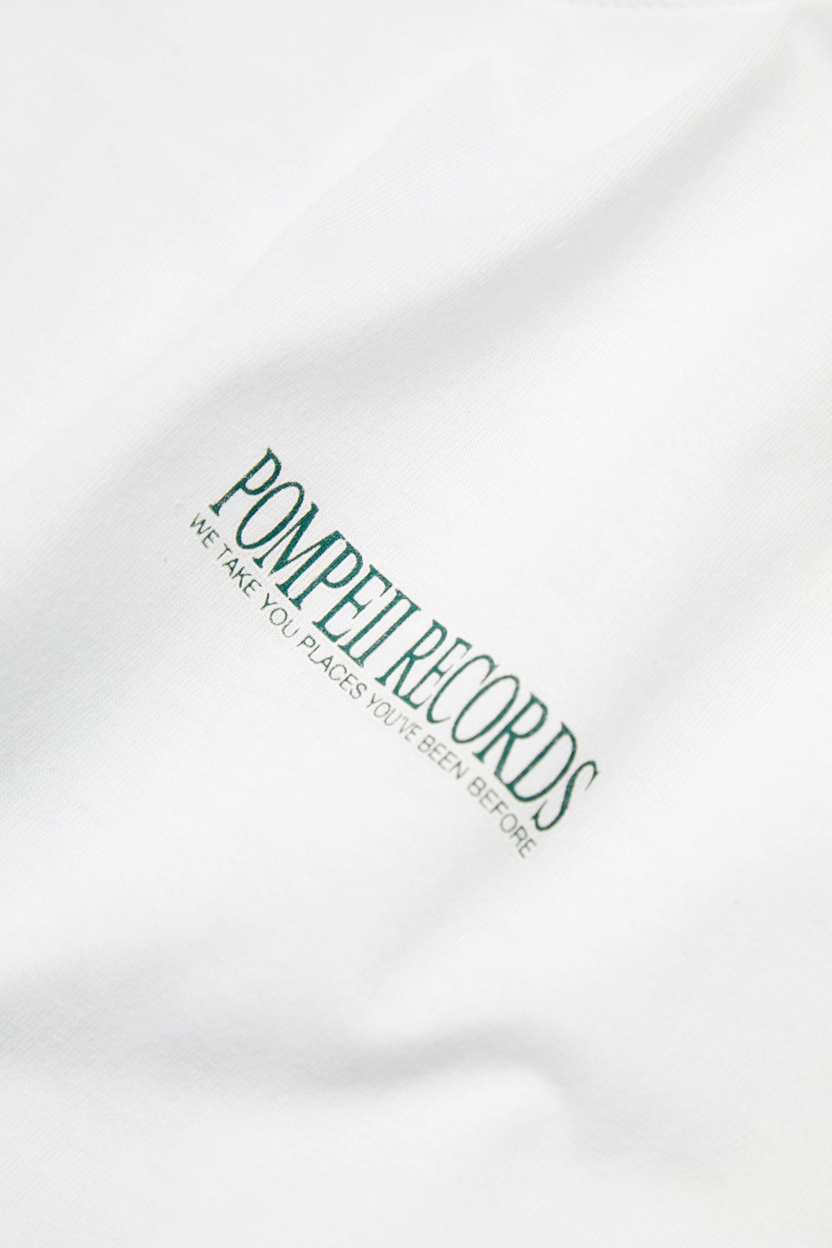 POMPEII RECORDS WHITE TEE