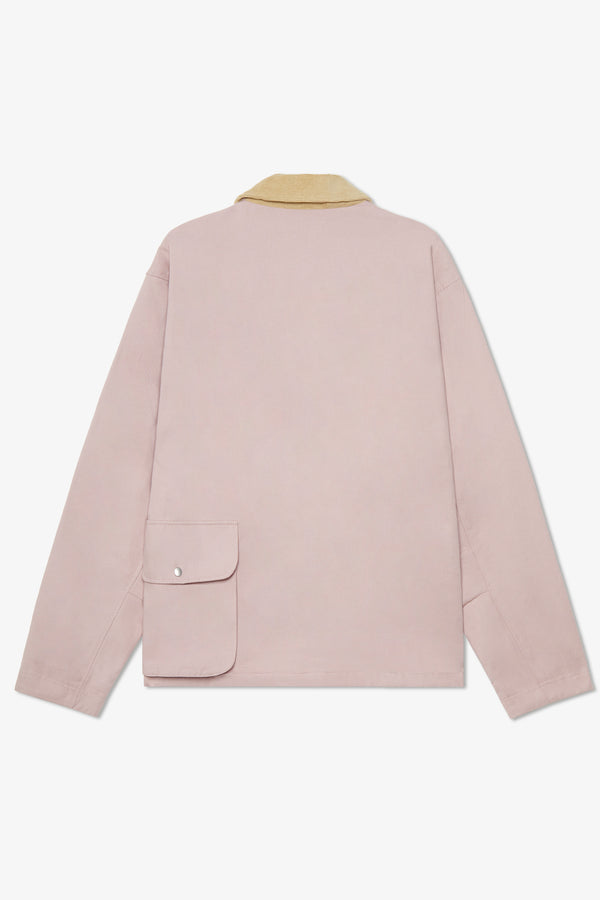 POWDER PINK CANVAS FIELD JACKET