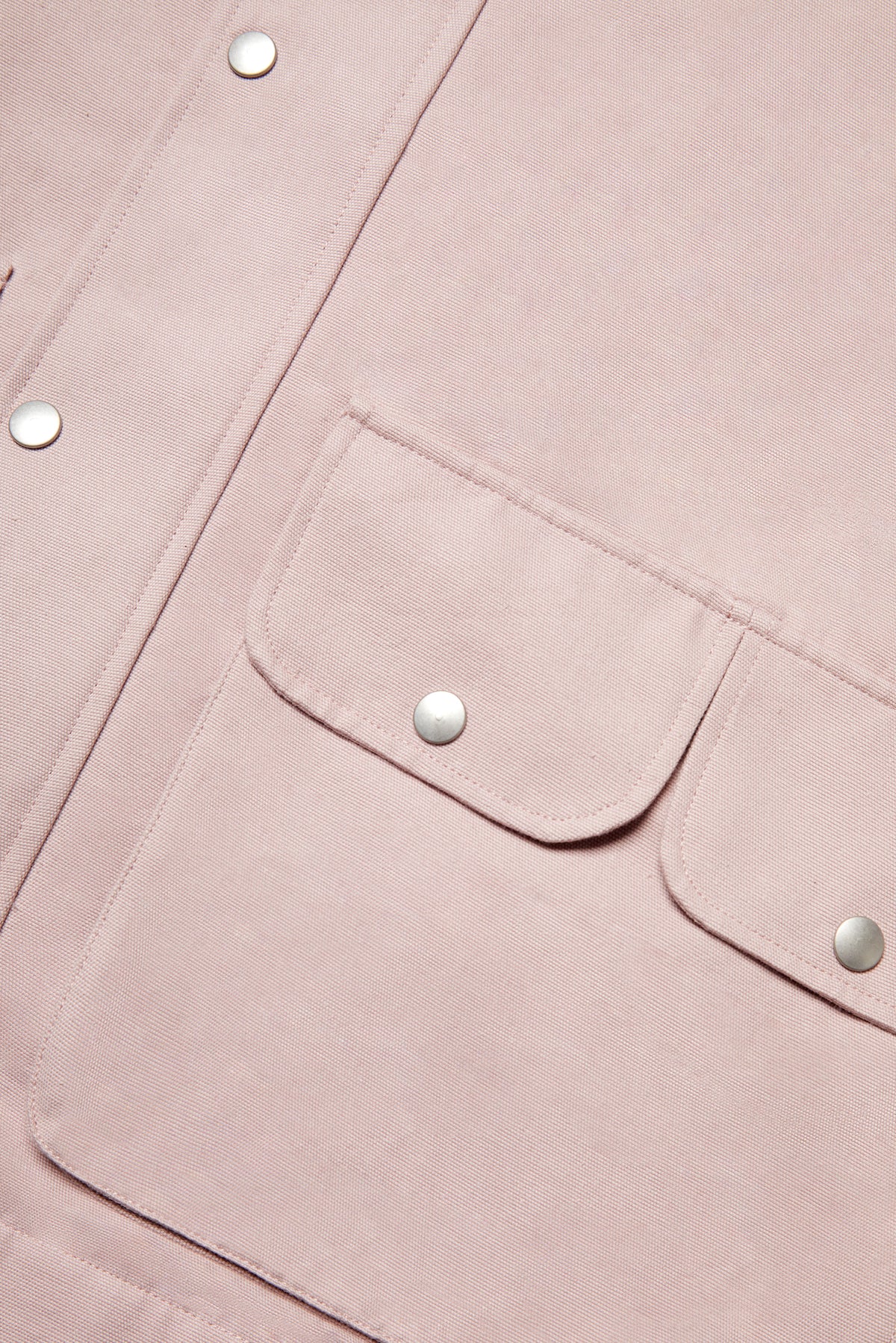 POWDER PINK CANVAS FIELD JACKET