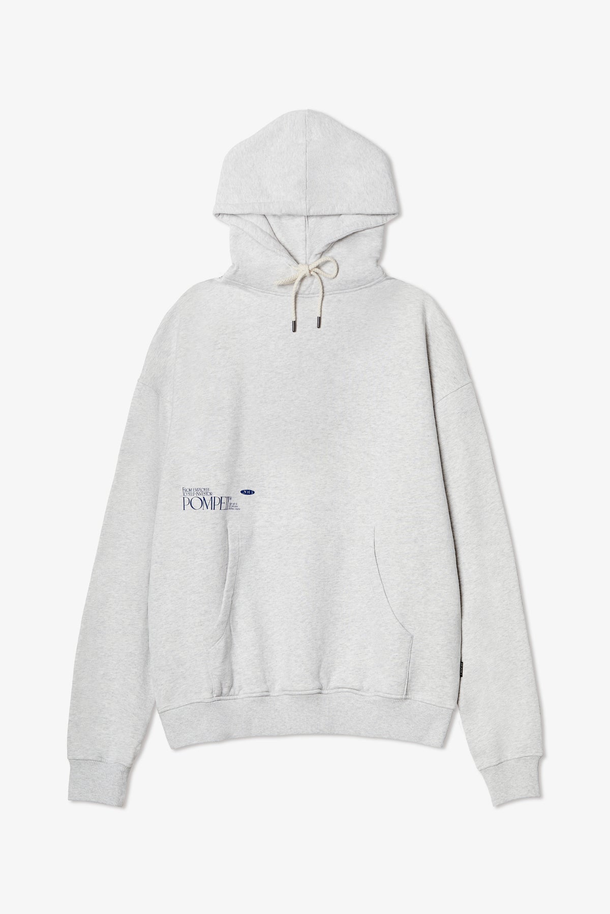 RAT RACE LIGHT GREY REGULAR HOODIE