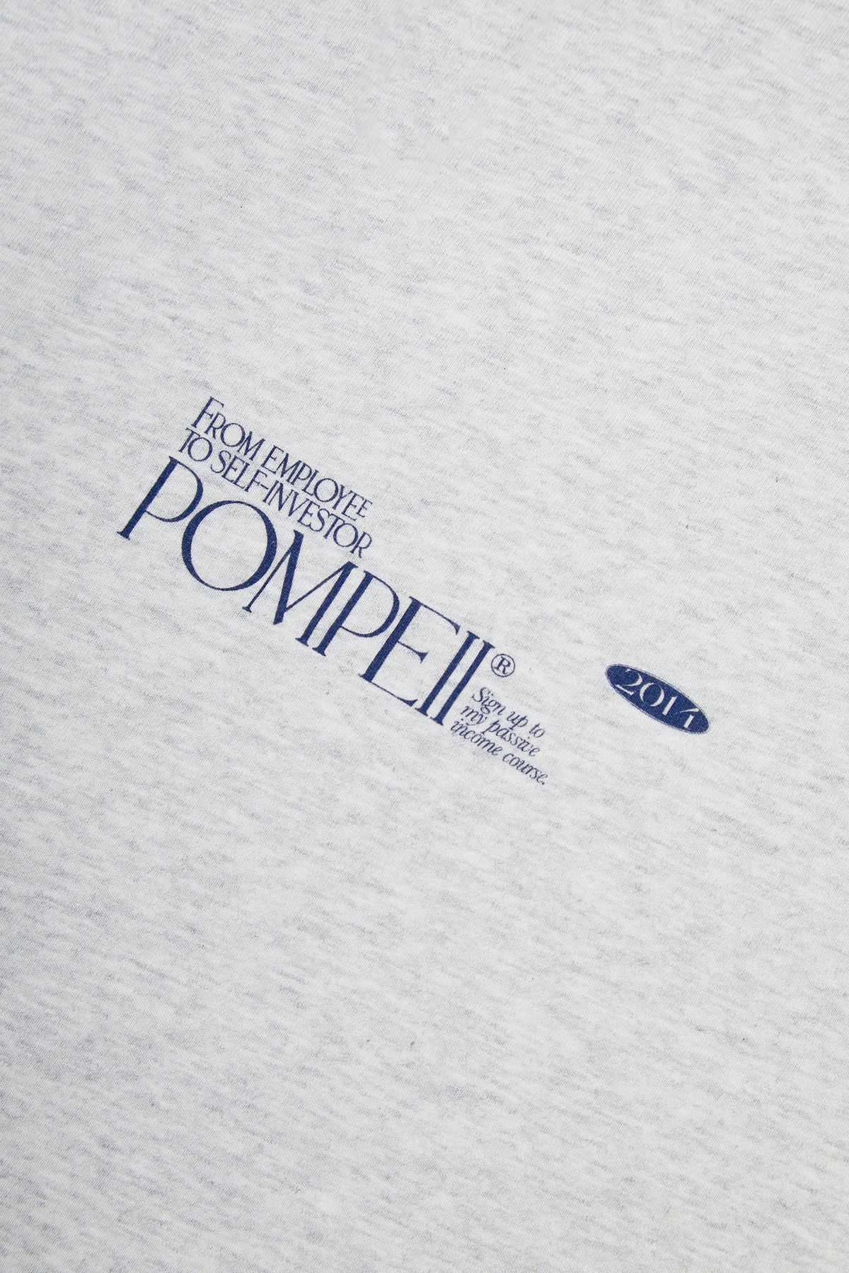 RAT RACE RETRO GREY TEE